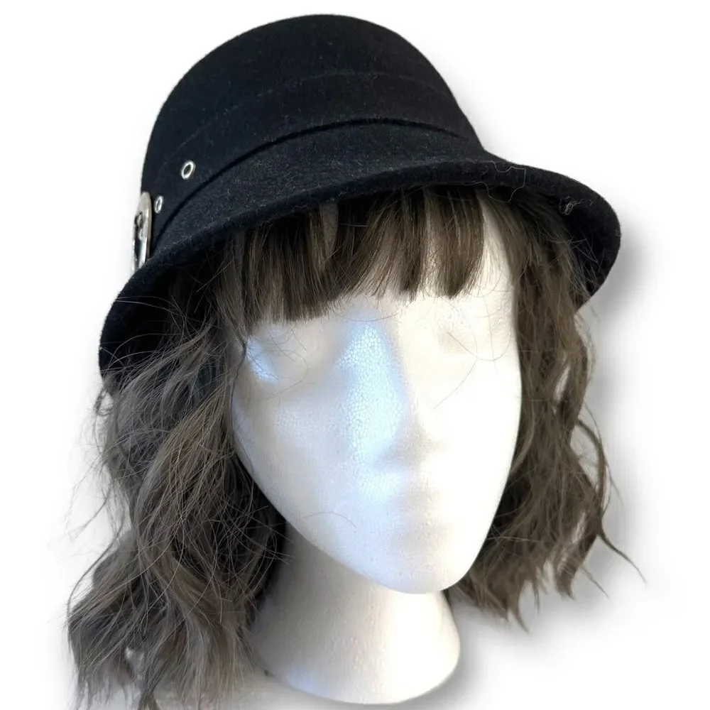 Arlin black wool bucket hat - Picture 2 of 5